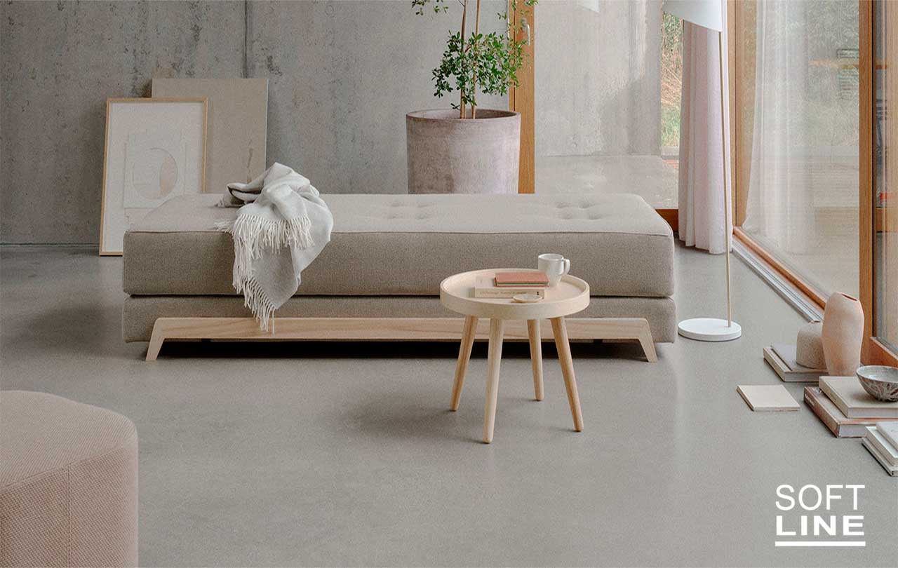 Sofá cama Frame de Soft Line. Un elegante diván nórdico