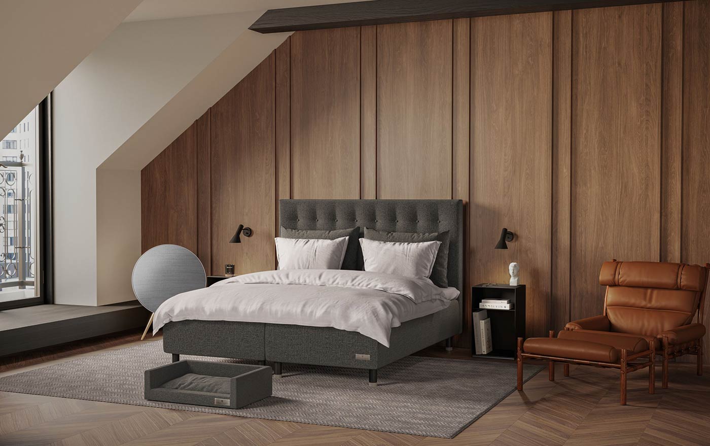 Cama Carpe Diem Malö. Precisión artesanal y ergonomía sueca