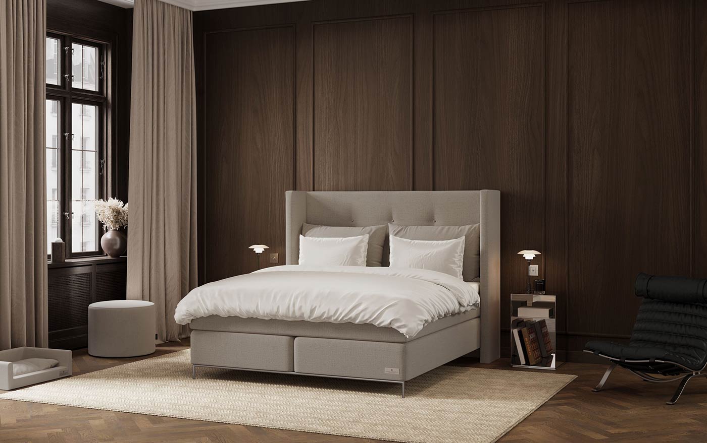 Cama Carpe Diem Sandö. El confort escandinavo elevado a su máxima expresión Cama Carpe Diem Sandö. El confort escandinavo elevado a su máxima expresión
