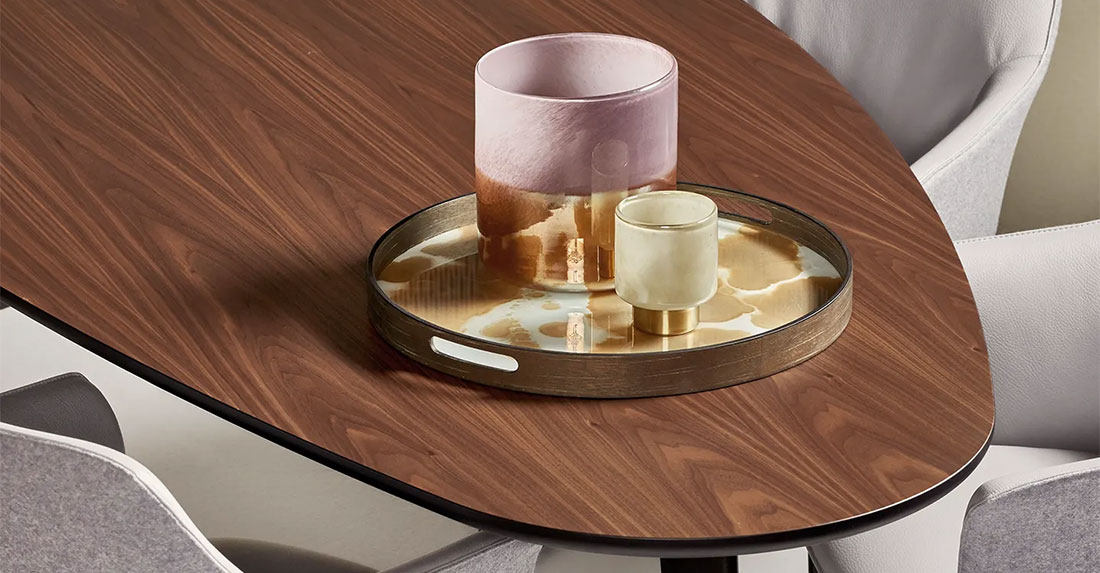 Mesa Leolux Bondi. Donde la forma fluye con la función