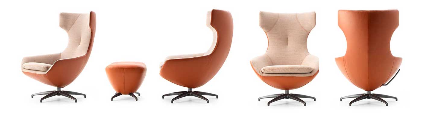 Sillón Leolux Caruzzo. Arte y ergonomía al servicio del descanso