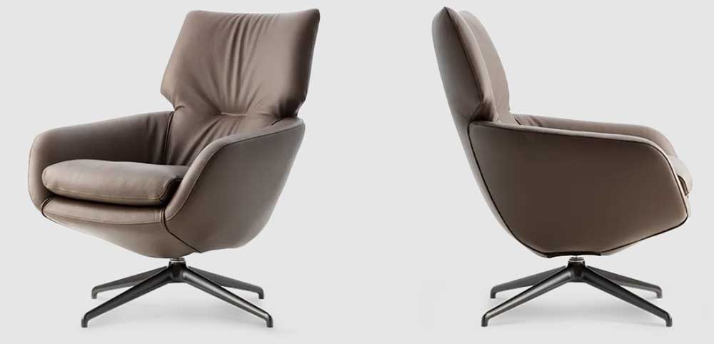 Sillón Leolux Lloyd. El arte de la pausa