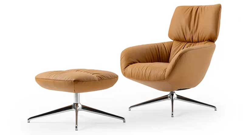 Sillón Leolux Lodey. Donde el diseño se convierte en gesto
