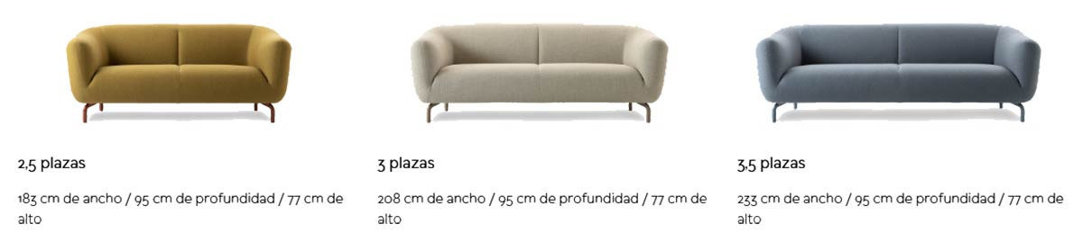 Sofá Pode Yanda. Elegancia envolvente en su forma más pura