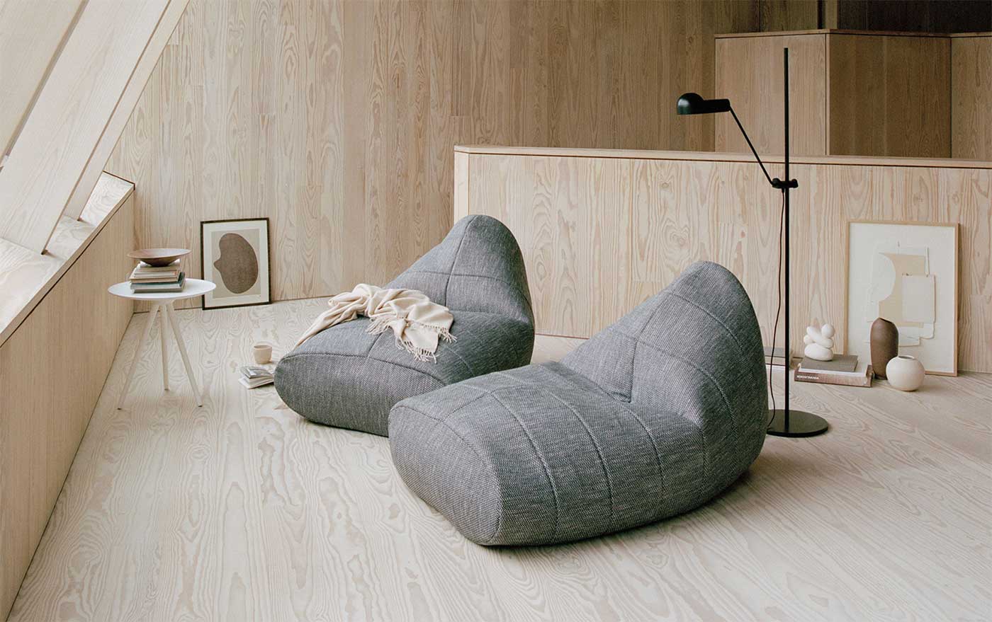 Pouf Softline Sitt. Innovación para la comodidad y la calma
