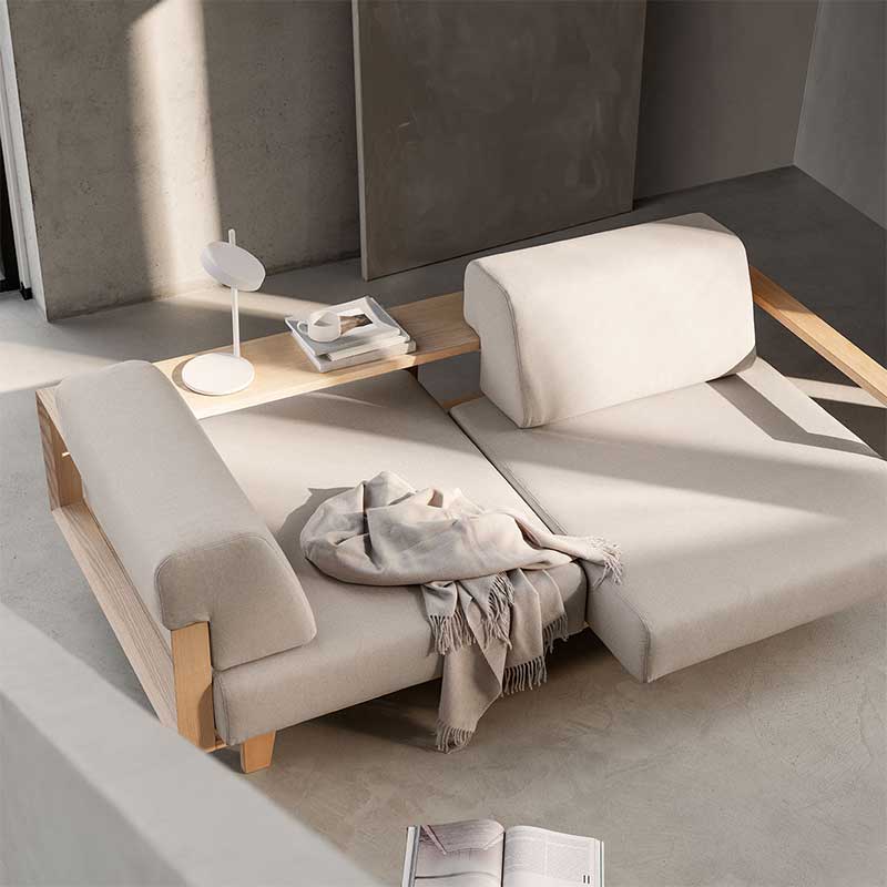 Sofá Softline Wood. El sofá cama que lleva la naturaleza al hogar