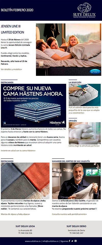 Boletín Febrero 2020 Suit Delux