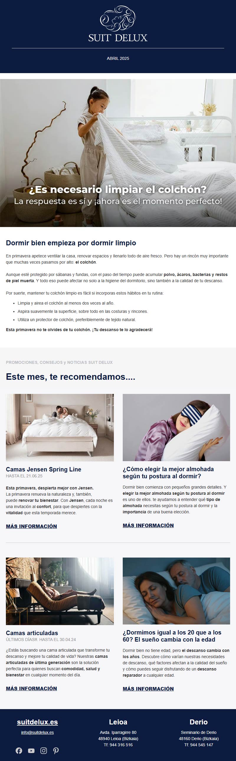 Boletín Abril 2025. Consejos y novedades