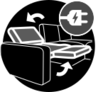 Función reclinable: Eléctrica con interruptor manual Sofás y sillones Himolla. Funcionalidades